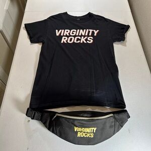 Danny Duncan Tee Mens S Black Virginity Rocks T-shirt YOUTUBE